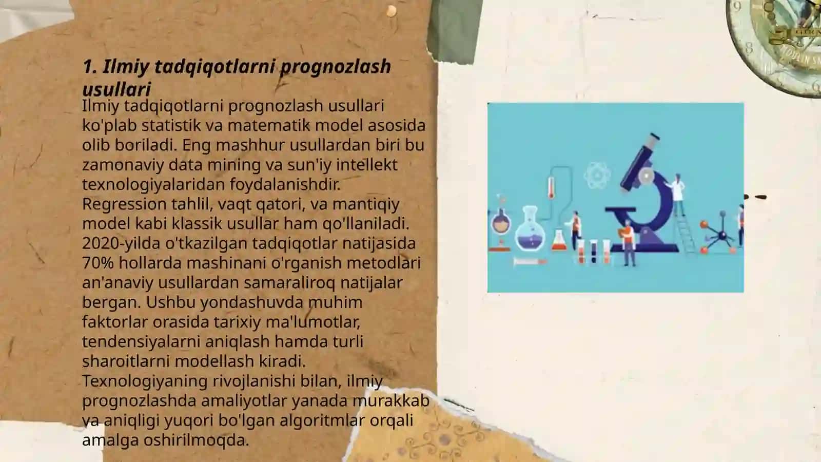 Ilmiy tadqiqotlarni prognozlash usullari 3