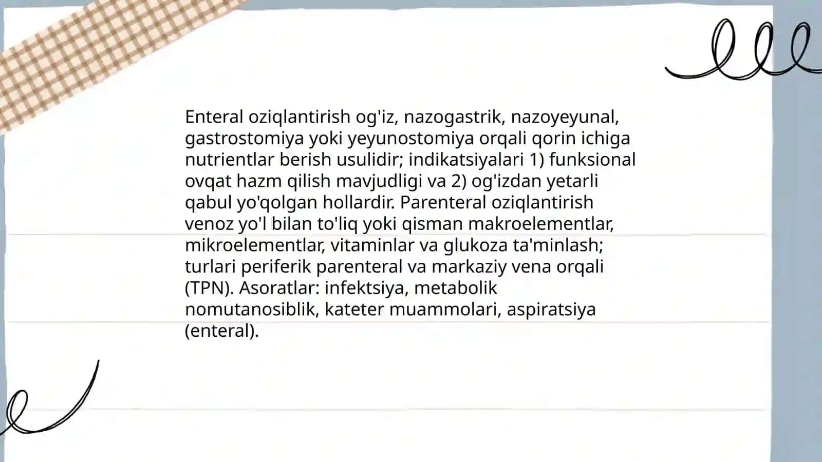 Sun'iy oziqlantirish texnikasi va uning samaradorligini baholash mezonlari 3