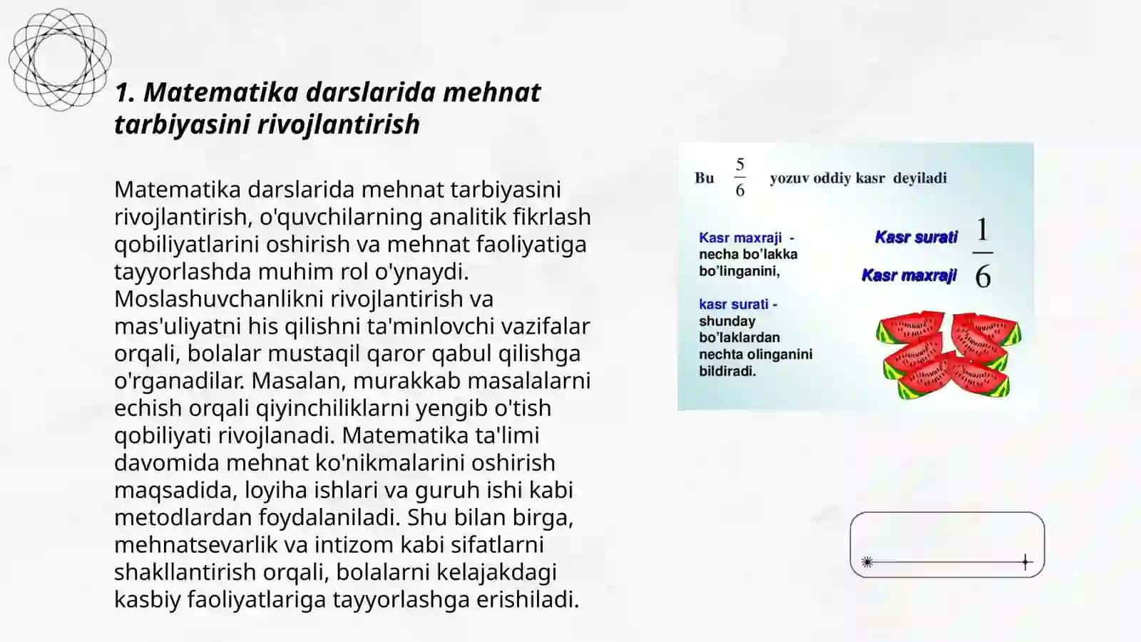 Matematika fanida amaliy topshiriqlar orqali mehnat tarbiyasini rivojlantirish imkoniyatlari 3