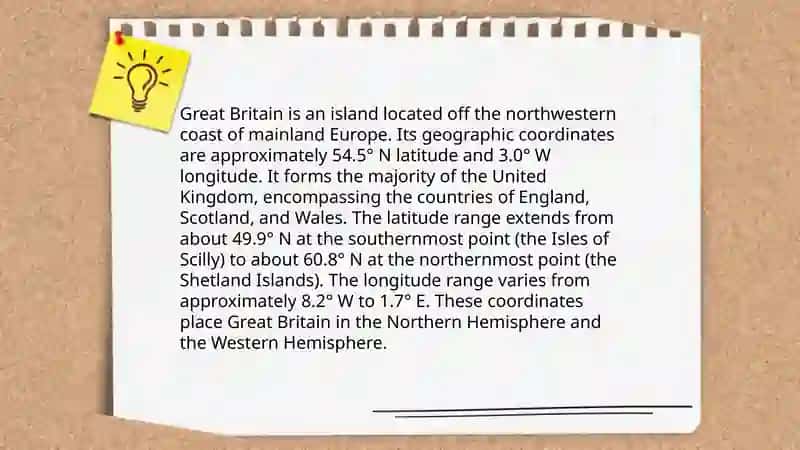 The geographical position and nature of Great Britain 3
