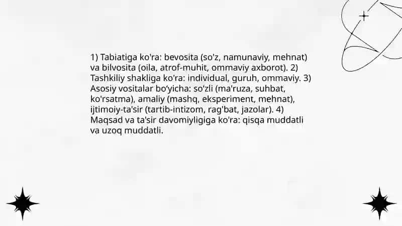Tarbiyaning umumiy metodlari 3