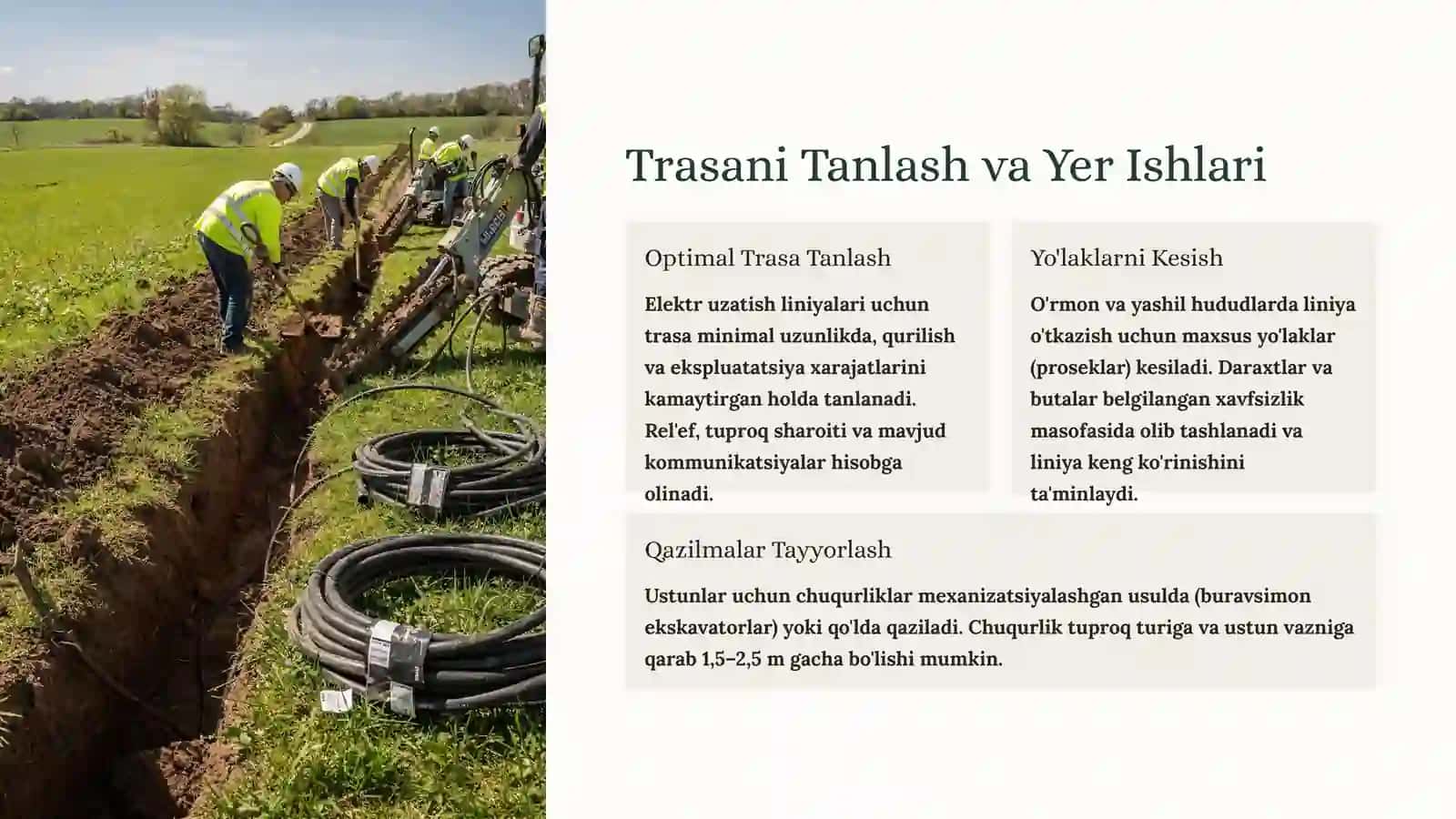 1kV Gacha Kuchlanishli Elektr Tarmoqlari: Montaj va Ishlatish 3