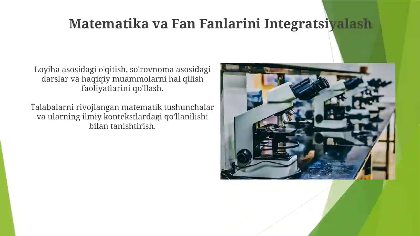 Matematika va Fan Fanlarini Integratsiyalash 3