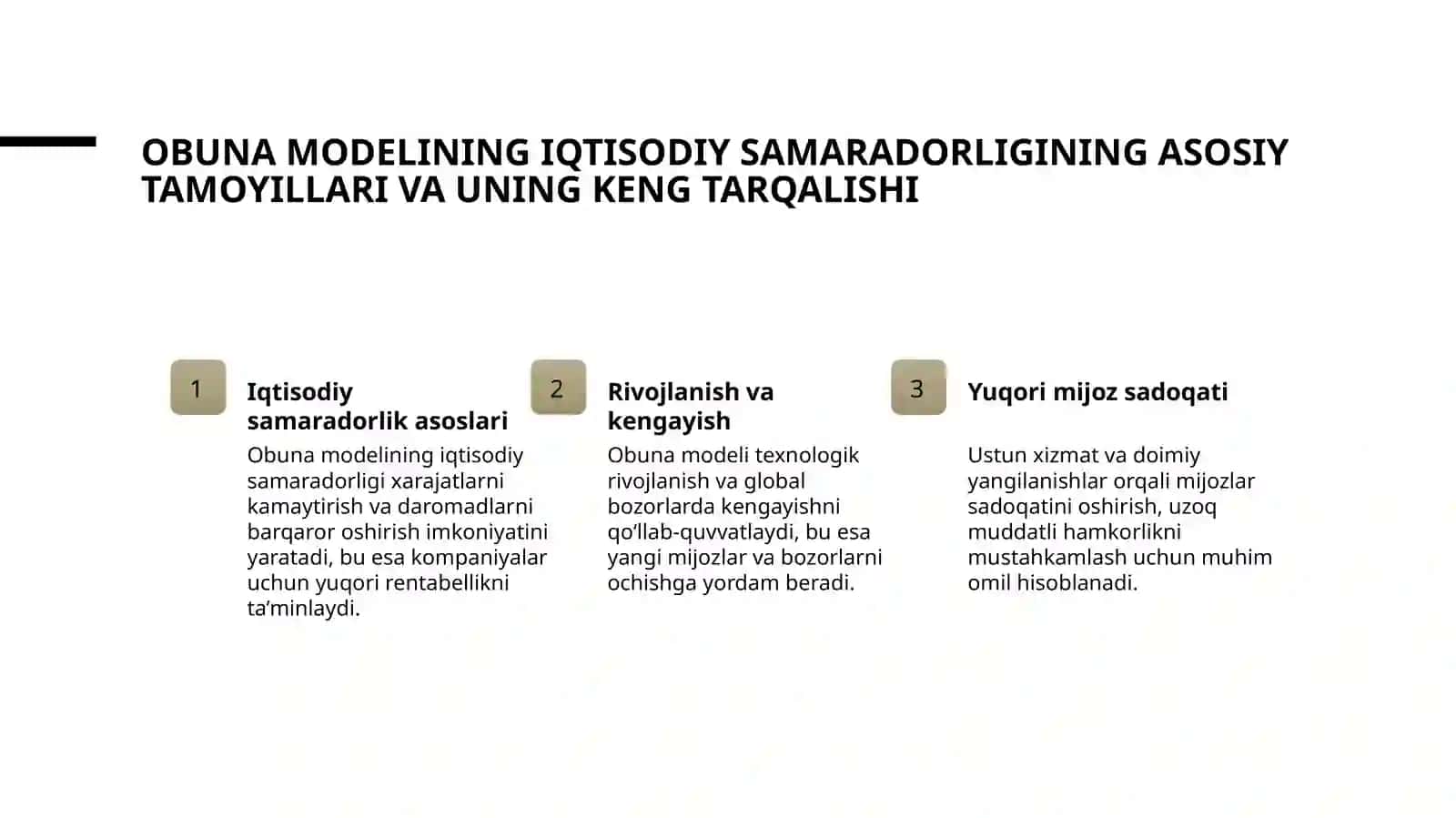 Obuna modelining iqtisodiy samaradorligi va jahon tajribasi (SaaS kompaniyalari misolida) 3