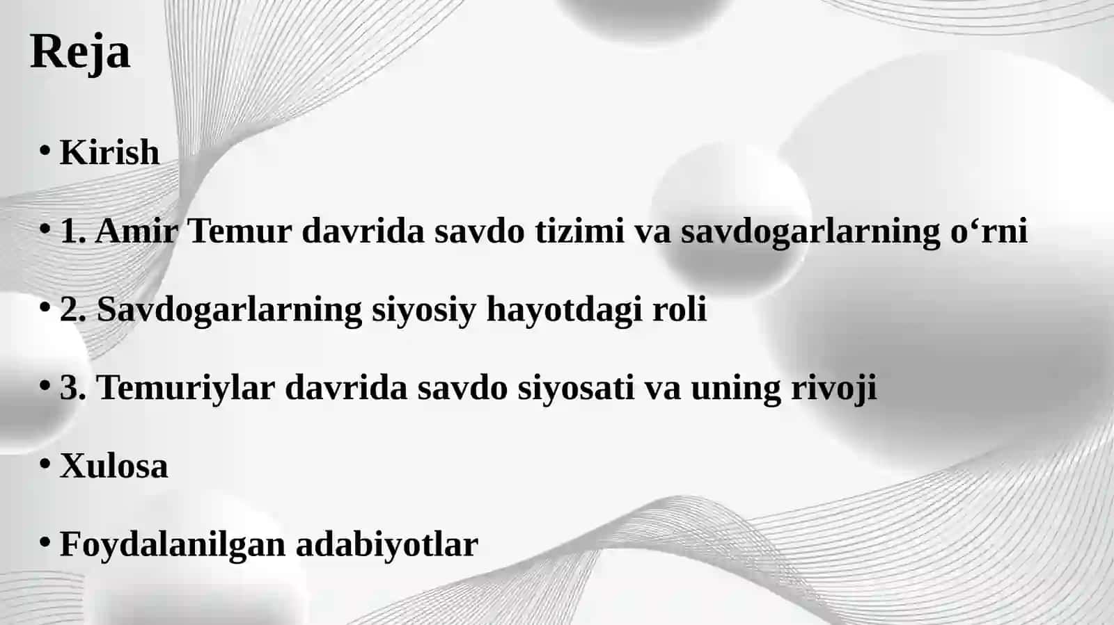 Amir Temur va temuriylar davrida savdogarlikning siyosiy jarayonlardagi ishtiroki 3
