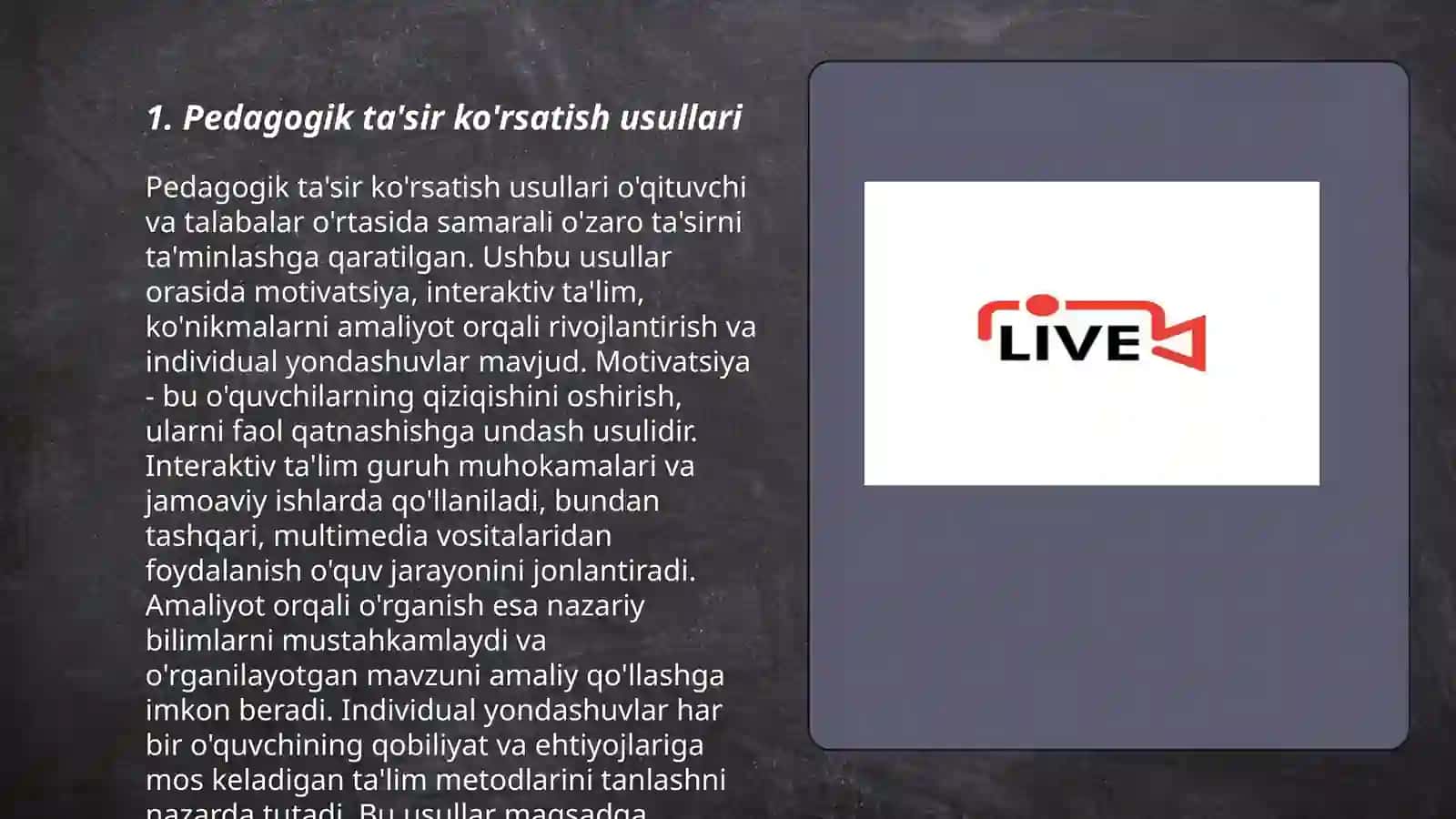 Pedagogik mahoratning asosiy tarkibiy qismlari 3