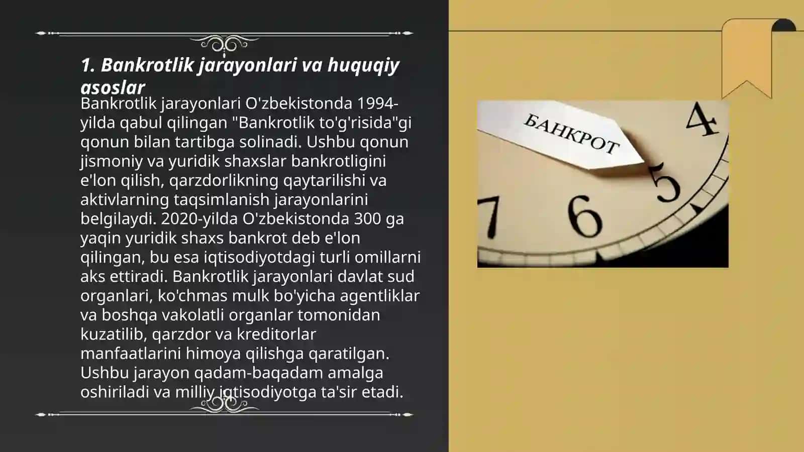 Tadbirkorlik subyektlarining bankrotligi 3