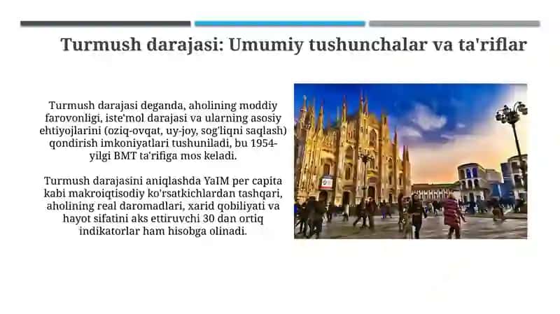 Aholi turmush darajasi statistikasi 3