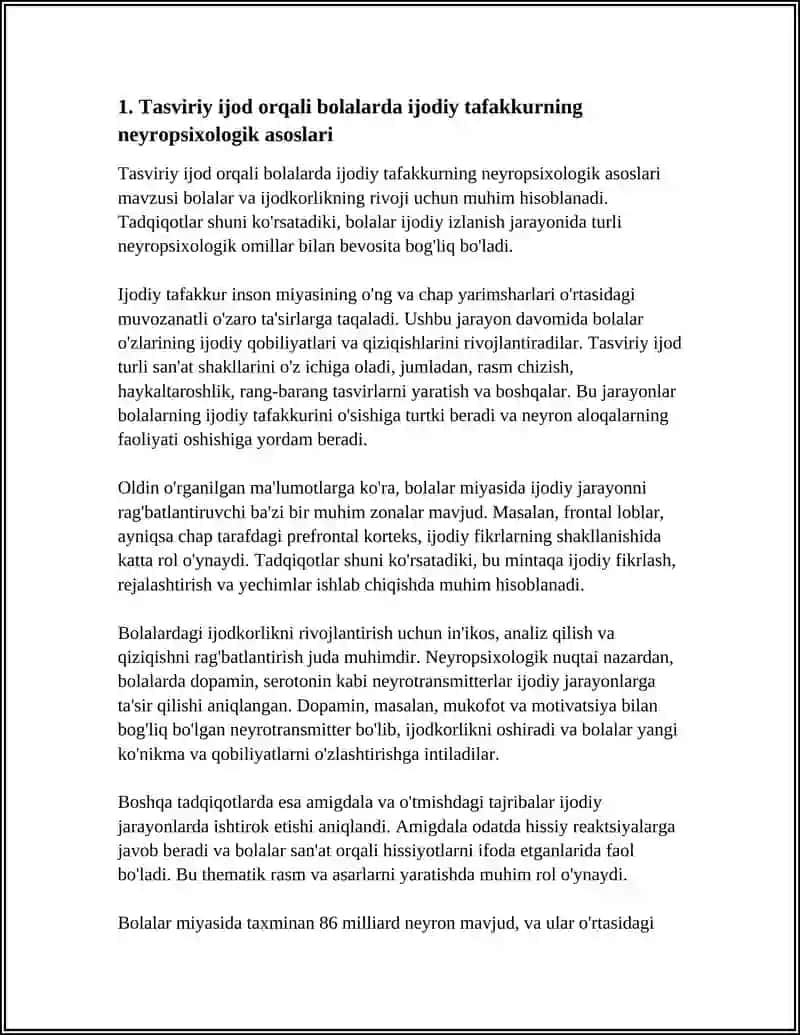 TASVIRIY IJOD ORQALI BOLALARDA IJODIY TAFAKKURNI RIVOJLANTIRISH MEXANIZMLARINI ISHLAB CHIQISH 3