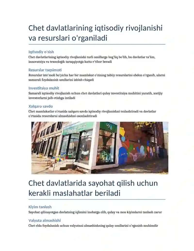 Chet davlatlar tarixi va madaniyati 3
