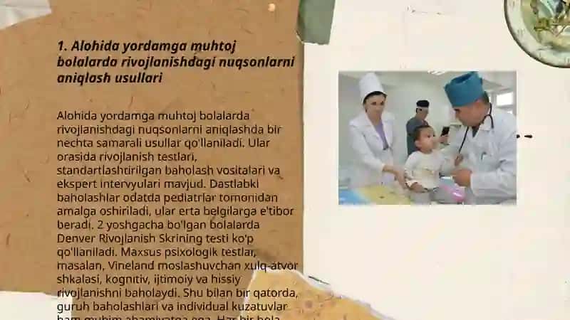 Alohida yordamga muhtoj bolalarda rivojlanishdagi nuqsonlarni aniqlash usullari 3