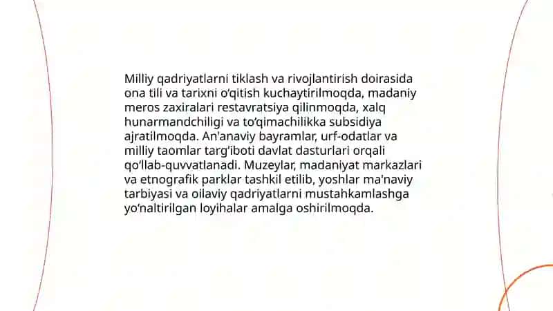 Ma'naviy o'zgarishlar Yangi O'zbekistonda 3