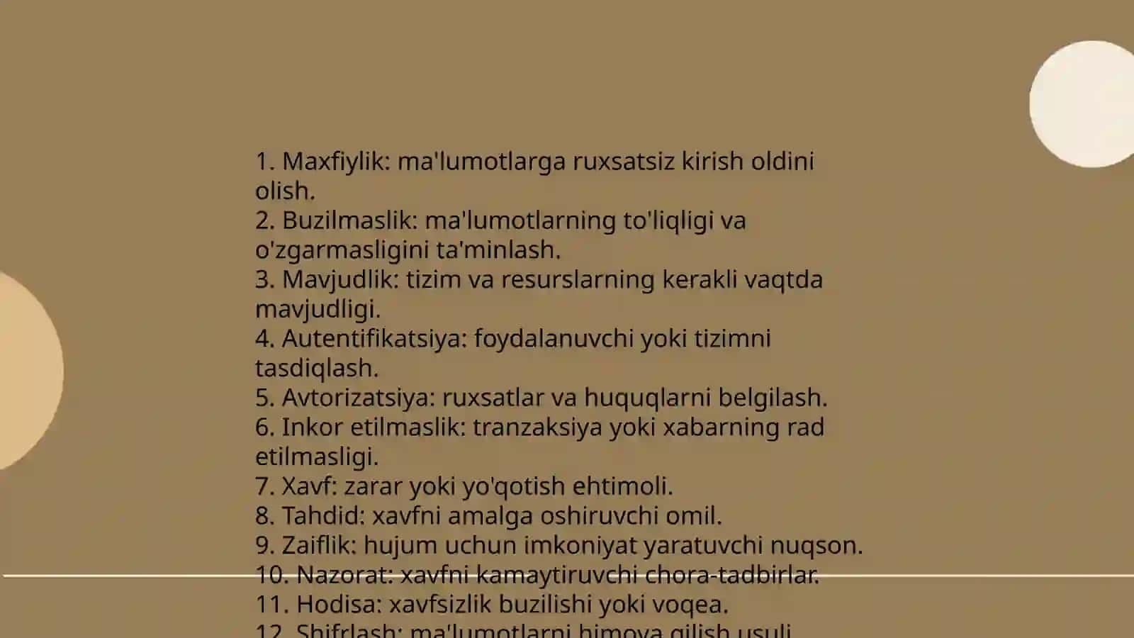 Kompyuter tizimlari xavfsizligi 3