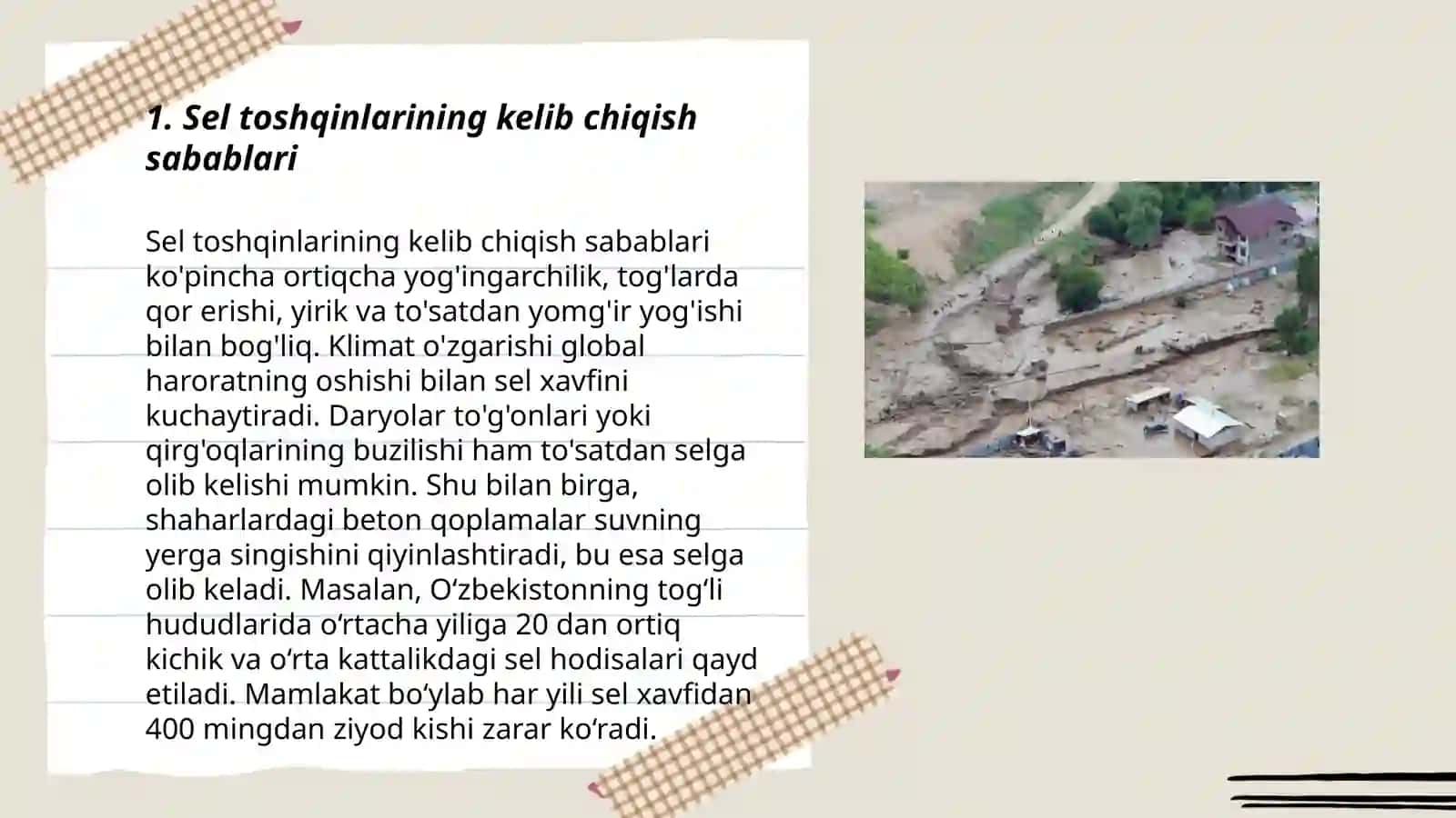 Sel toshqini, selga qarshi meliorativ tadbirlar 3