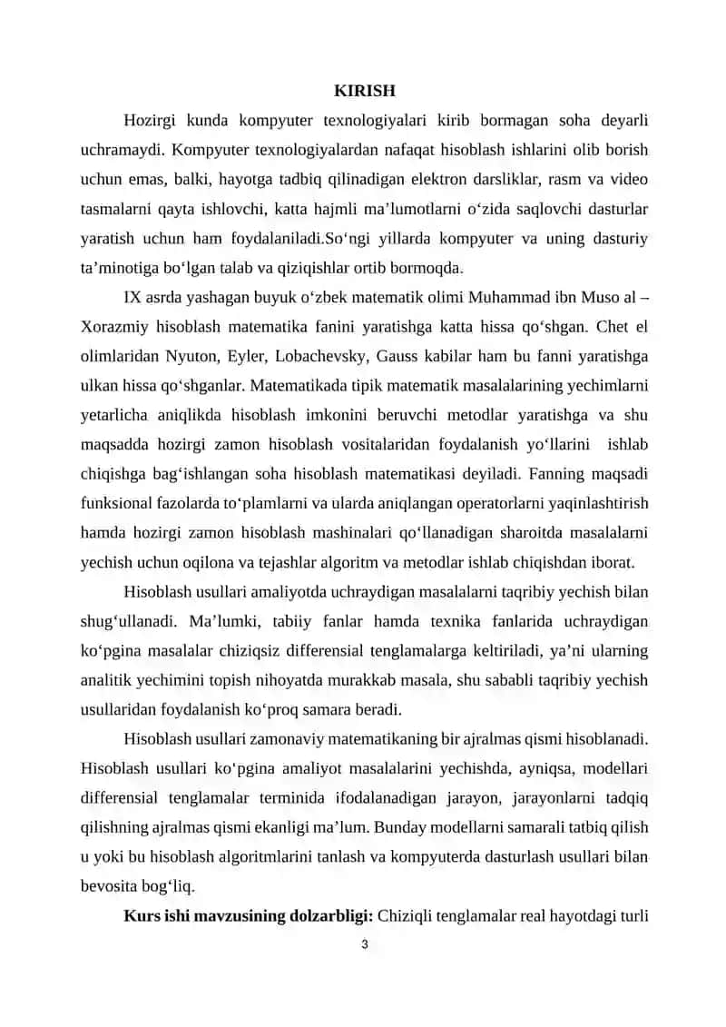 Integral tenglamalarni yechishning itertsion variatsion usullari 3