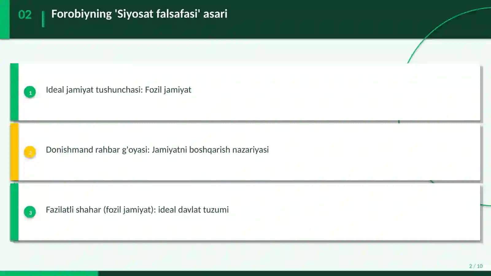 Abu Nasr Forobiy haqida 3