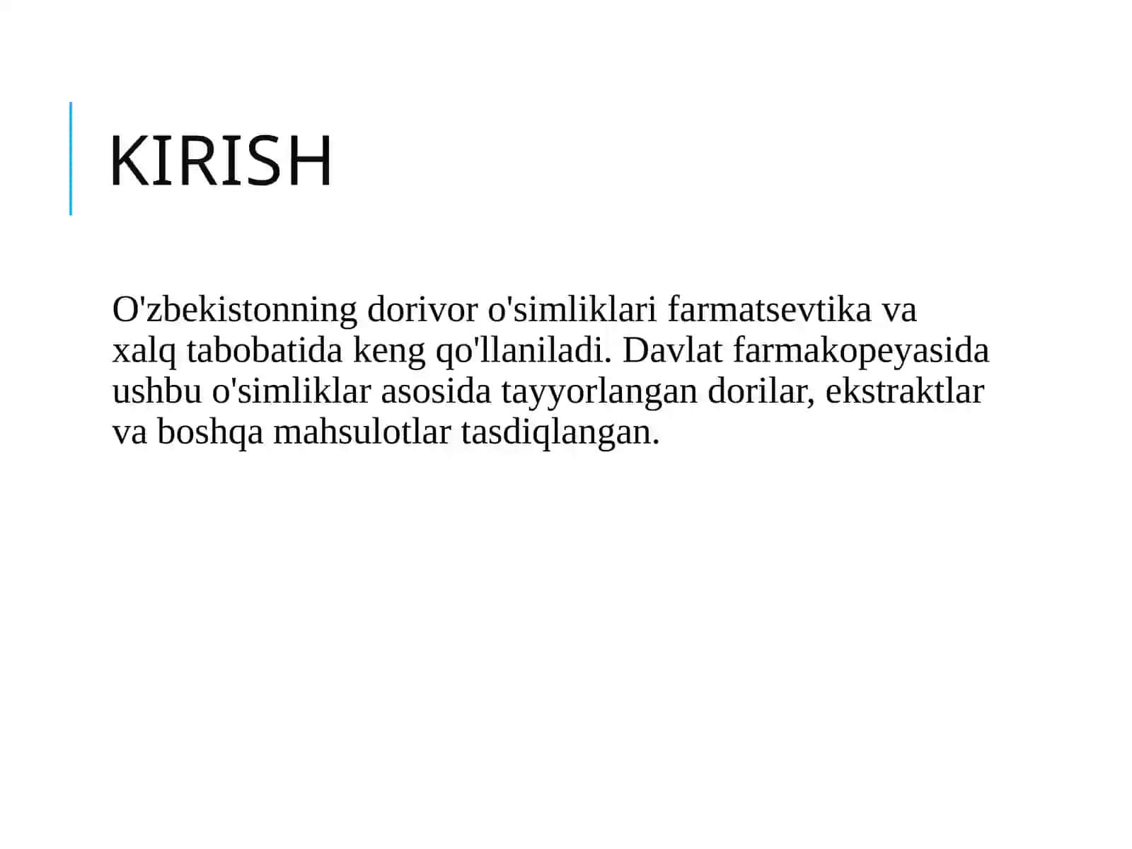 O'zbekiston davlat farmakopeyasiga kiritilgan o'simliklar 3