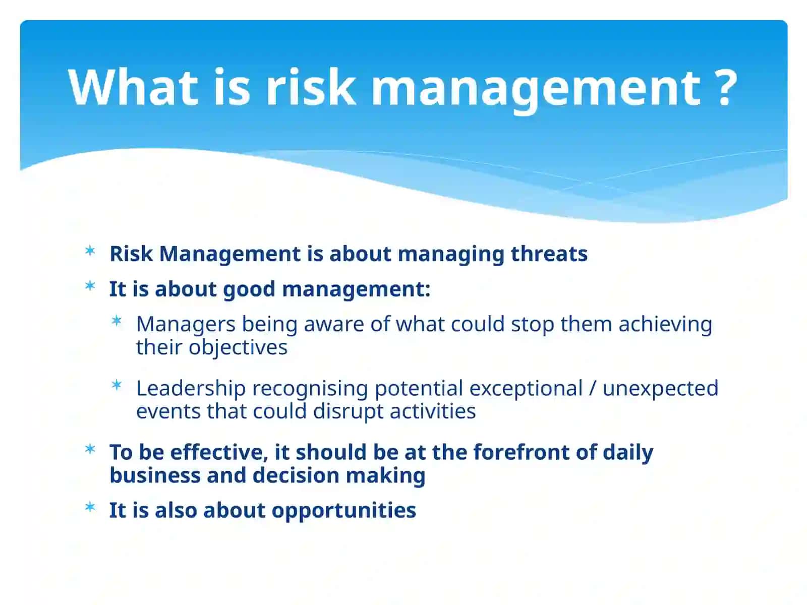 Risk Management 3
