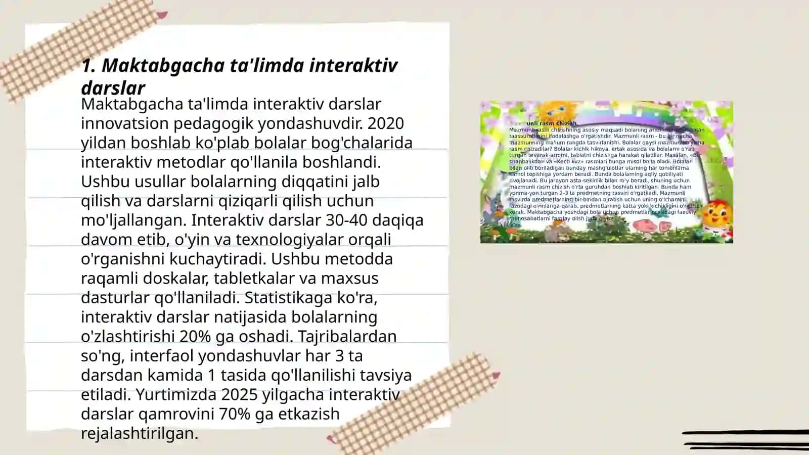 maktabgacha ta'limda innovatsion texnologiyalarni qòllash 3