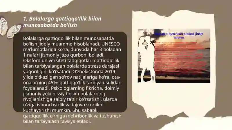 Bolalarga qattiqqo'llik bilan munosabatda bo'lish 3