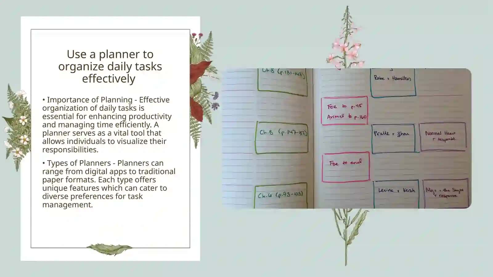 Daillyroutines and habits: speaking and writing about personal schedules 3