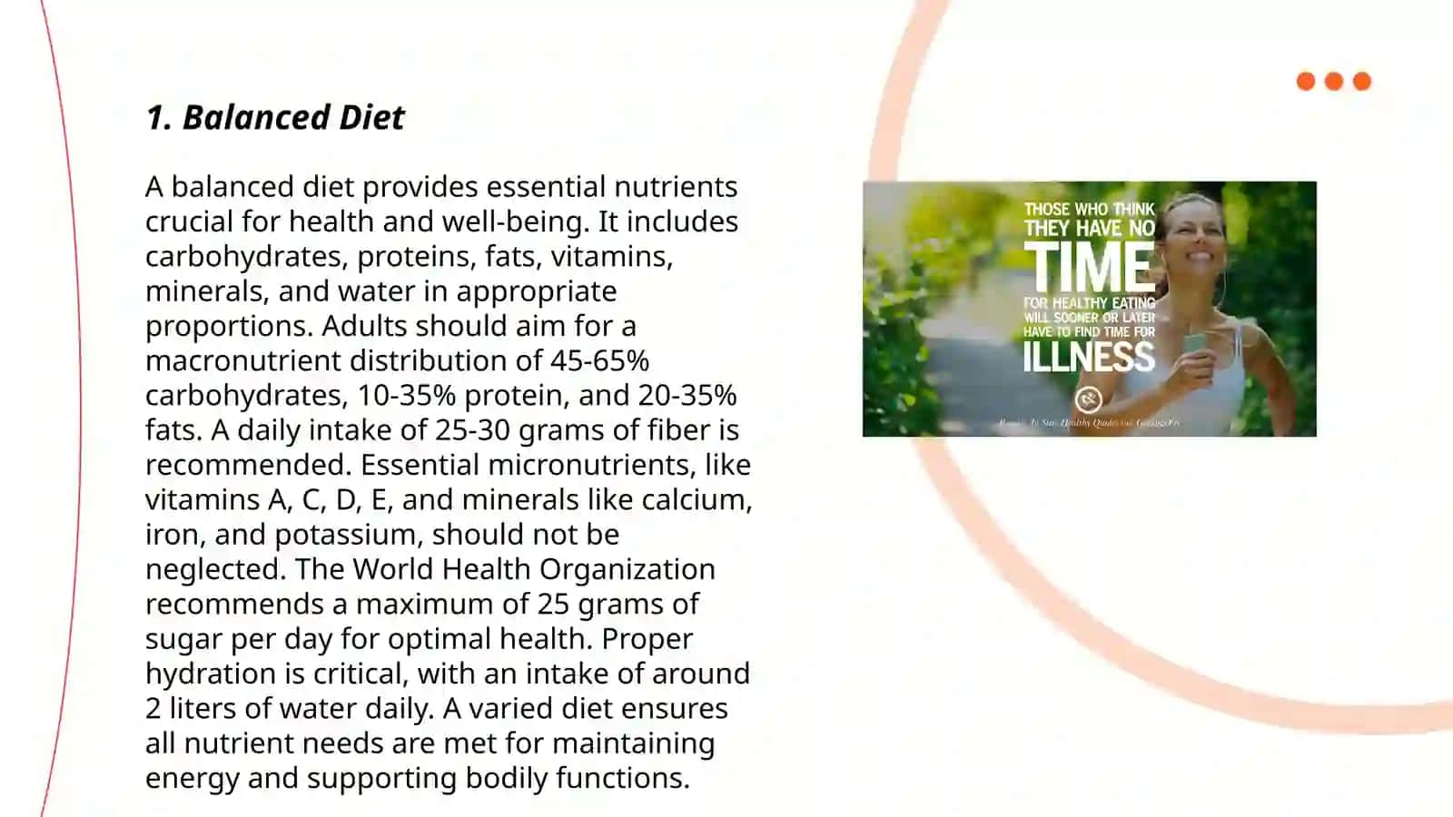 Healthy lifestyle 3