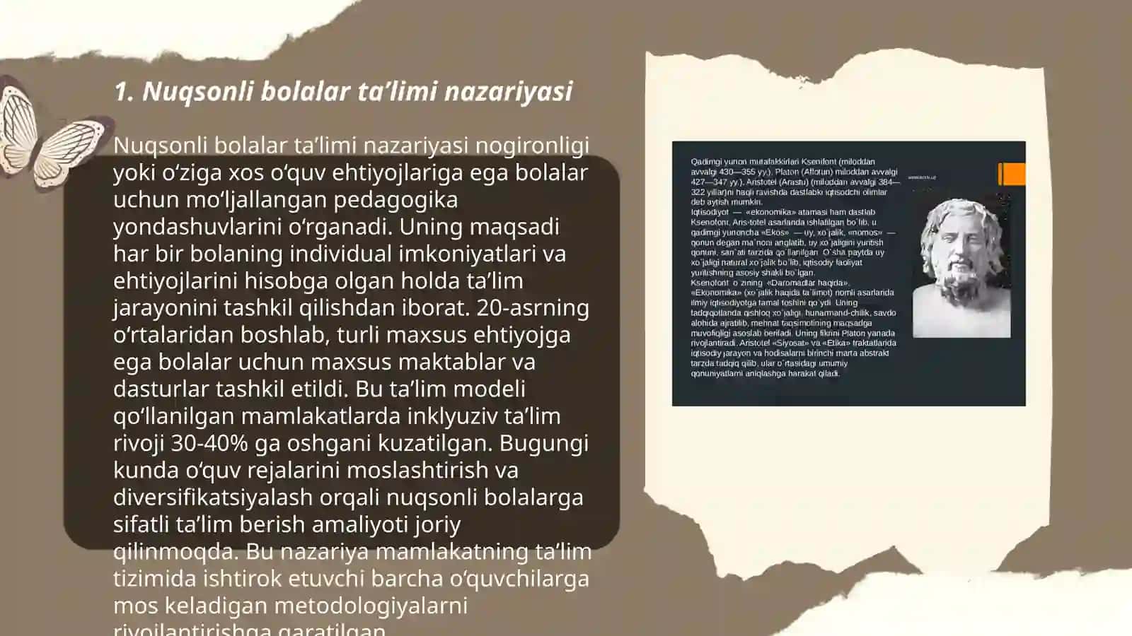 Turli toifadagi nuqsonli bolalar taʼlimi nazariyasi va amaliyotining oʻziga xos xususiyatlari 3