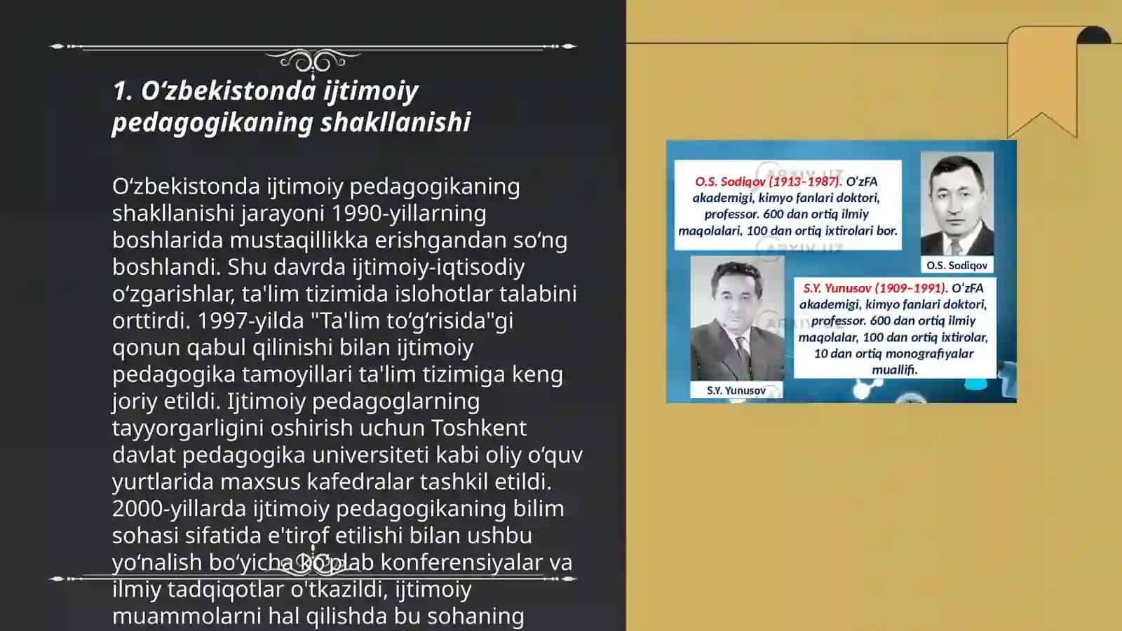 O‘zbekistonda ijtimoiy pedagogikaning rivojlanish tarixi 3
