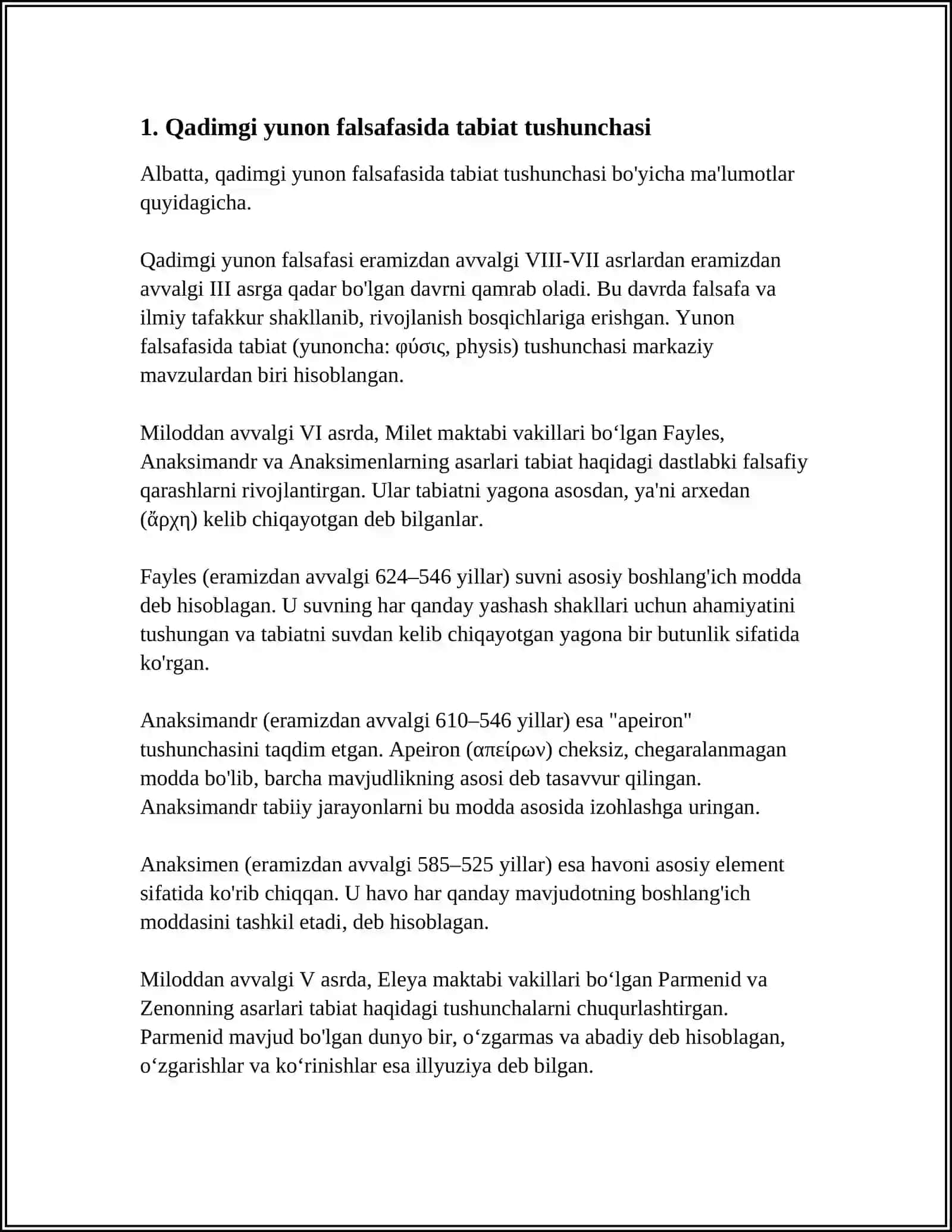 TABIATNI ORGANISHGA OID QARASHLAR TARIXI 3