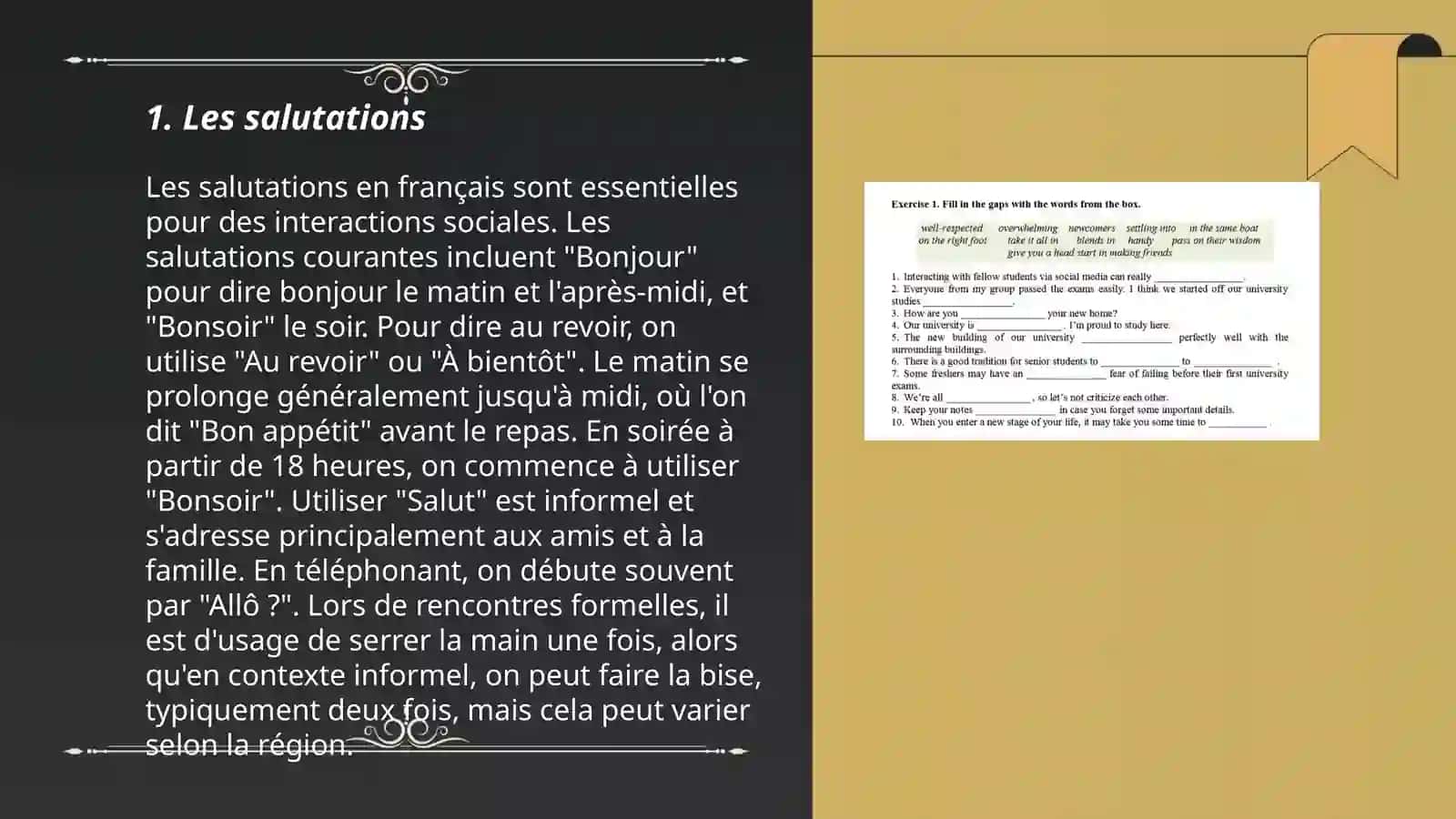Fransus tilida sozlashuvida muhim bo'lgan so'z birikmalari 3