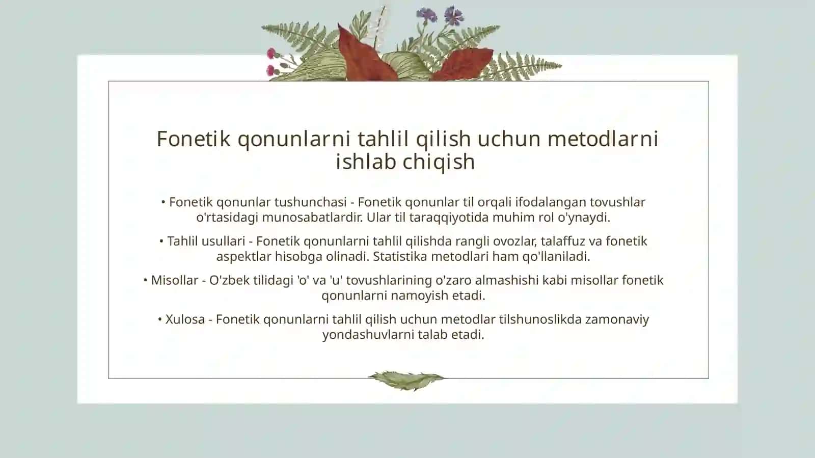 Òzbek shevalarining fonetik qonunlari 3