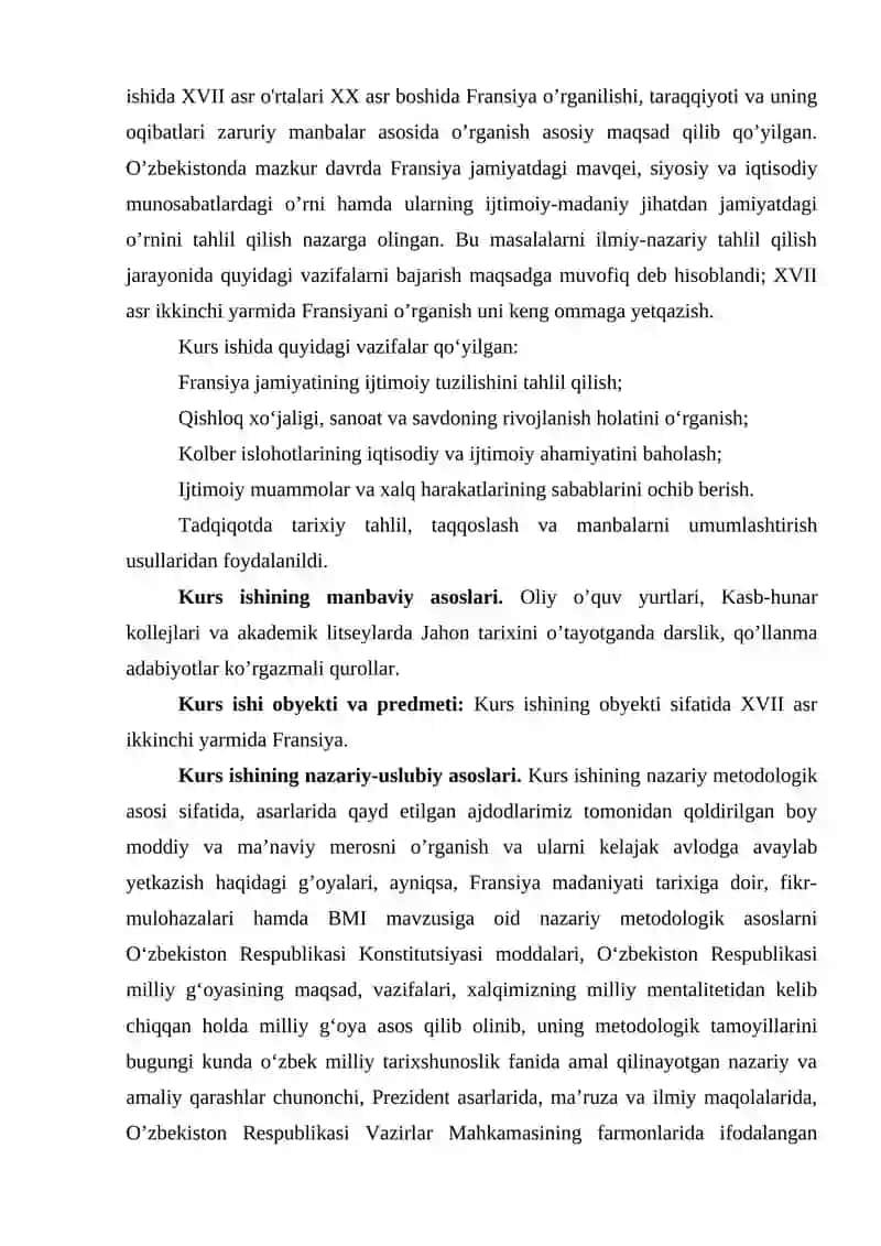 Fransiya XVII asrning ikkinchi yarmi - XX asr boshida 3
