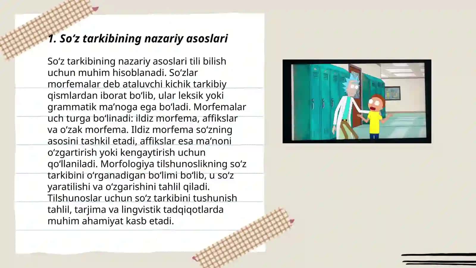 Soʻz tarkibini oʻrganishda pedagogik texnologiyalarni qo’llash 3