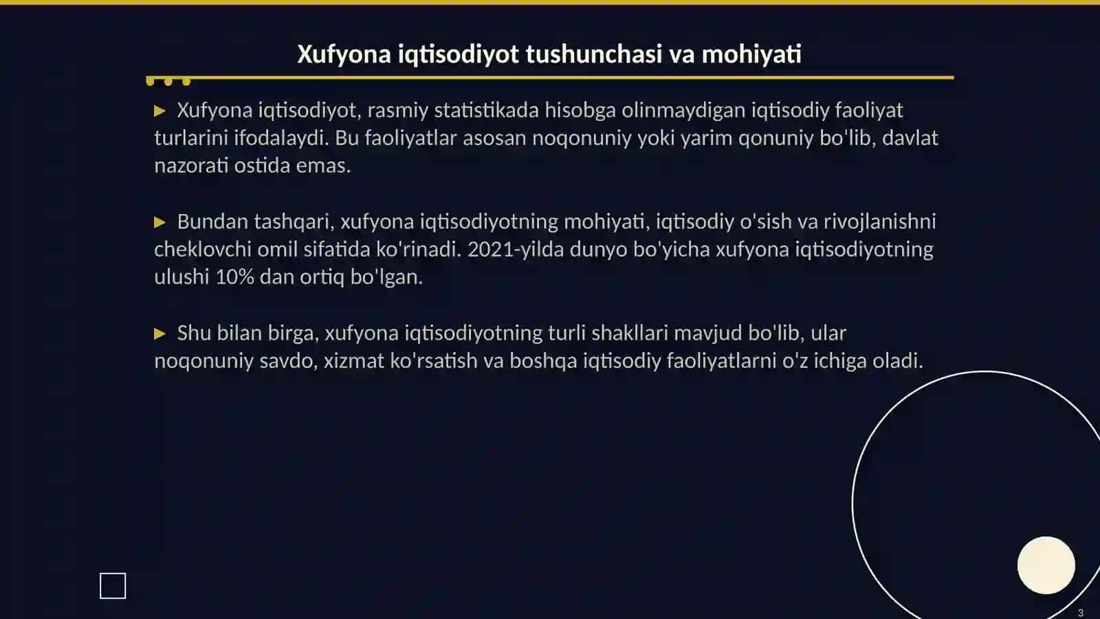 Xufyona Iqtisodiyot 3