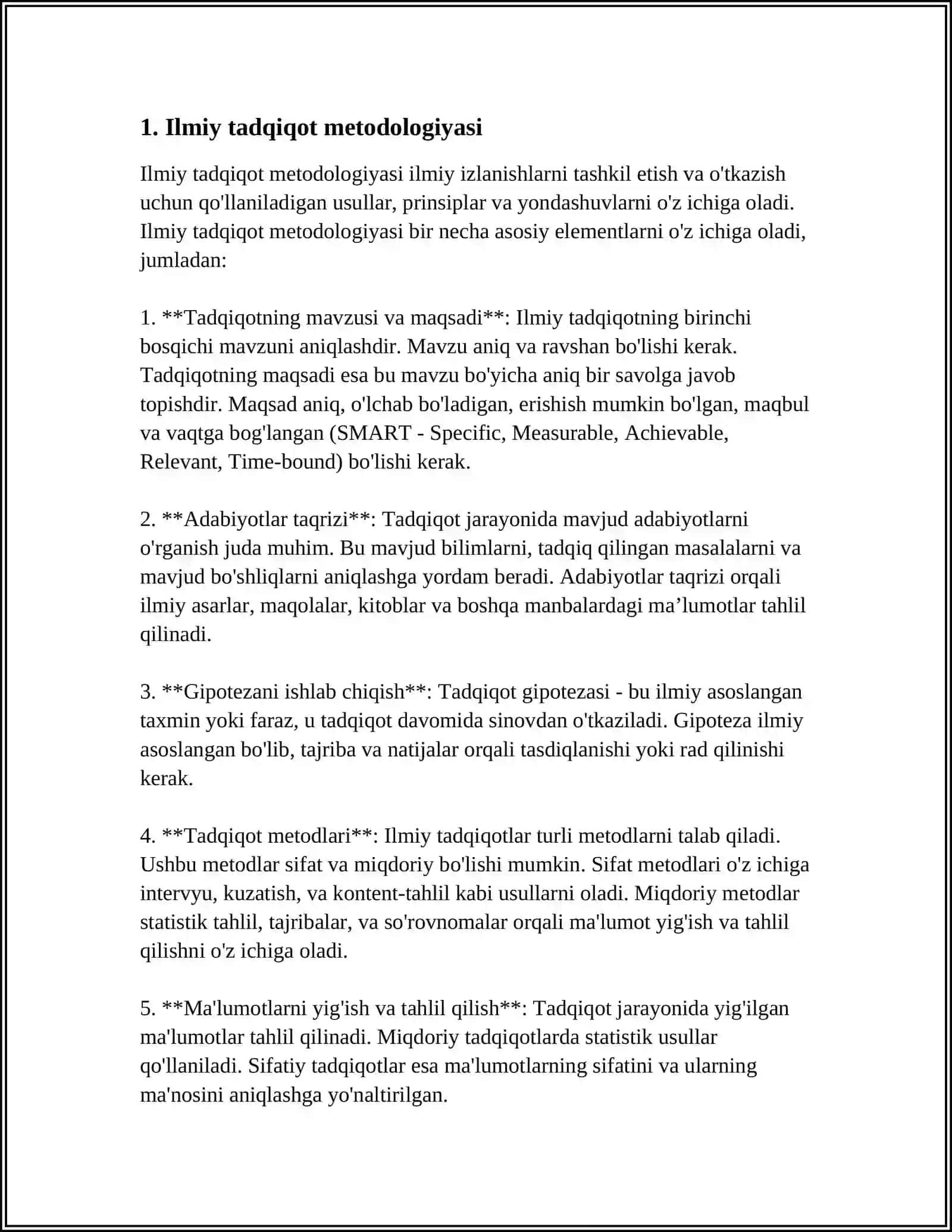 ILMIY TADQIQOT YUNALISHI VA ILMIY MUOMONI TANLASH 3