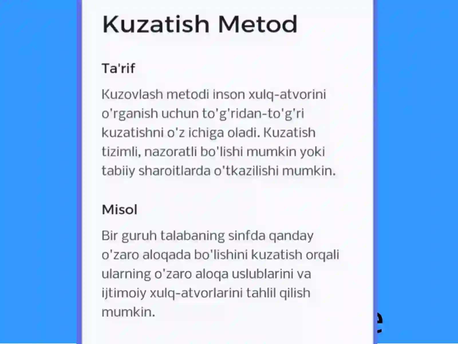 Hozirgi zamon psixologiyasining tadqiqot metodlari 3