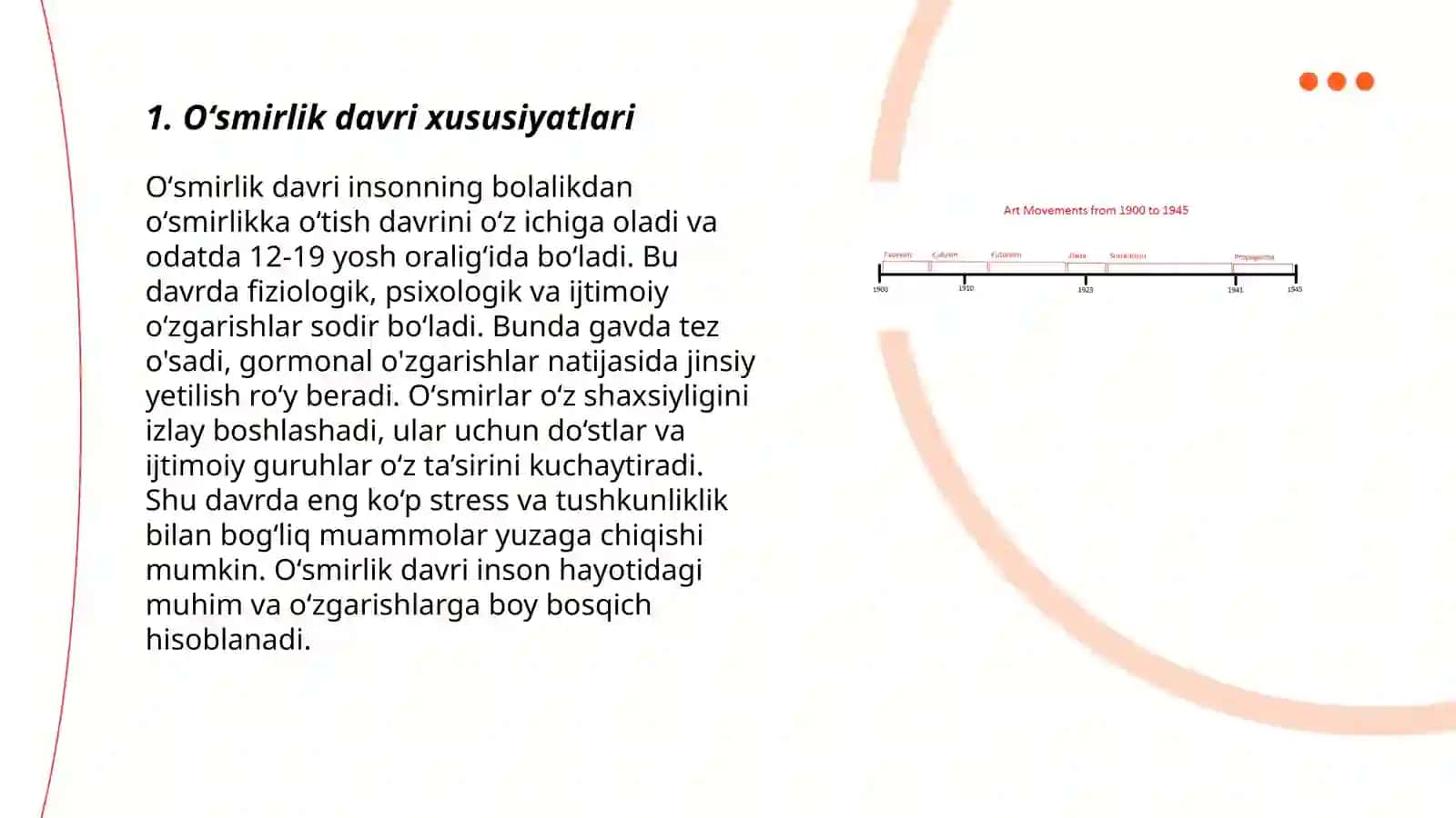 "Oʻsmirlik egosentrizmi" ning namoyon boʻlishi 3