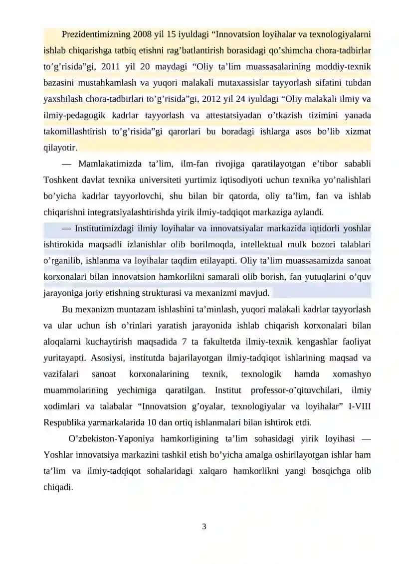 Bitiruvchi talabalarni mutaxassiliklari bo’yicha ishga yo’naltirish, marketing 3