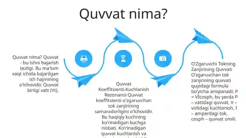 OʻZgaruvchan Tokning Zanjirining Quvvati Va Quvvat Koeffitsienti.Kuchlanish Rezonansi 3