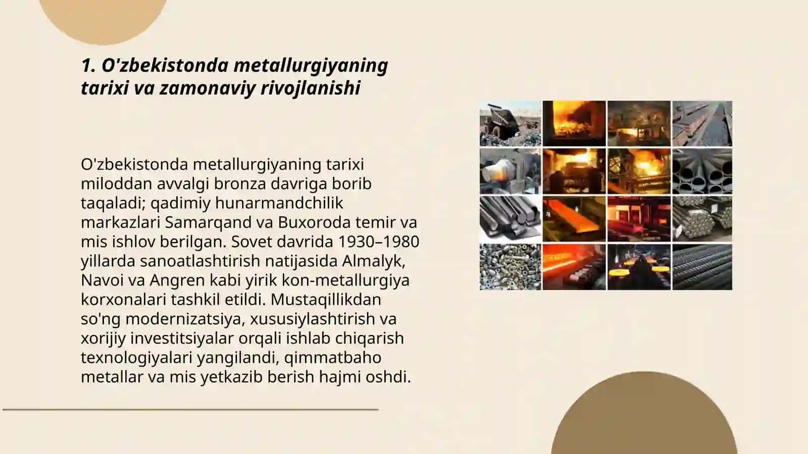 O'zbekistonda metallurgiya 3