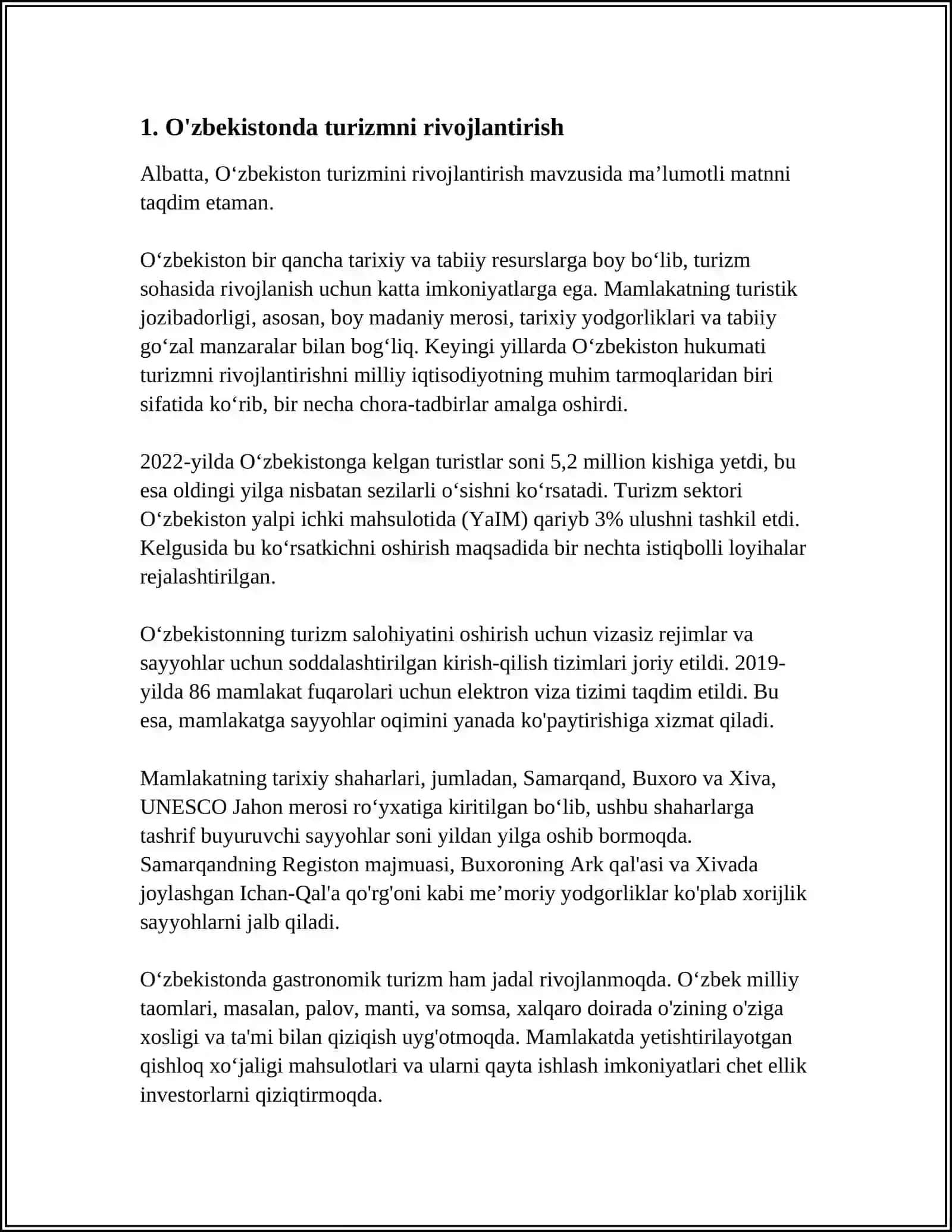 TURIZM 3