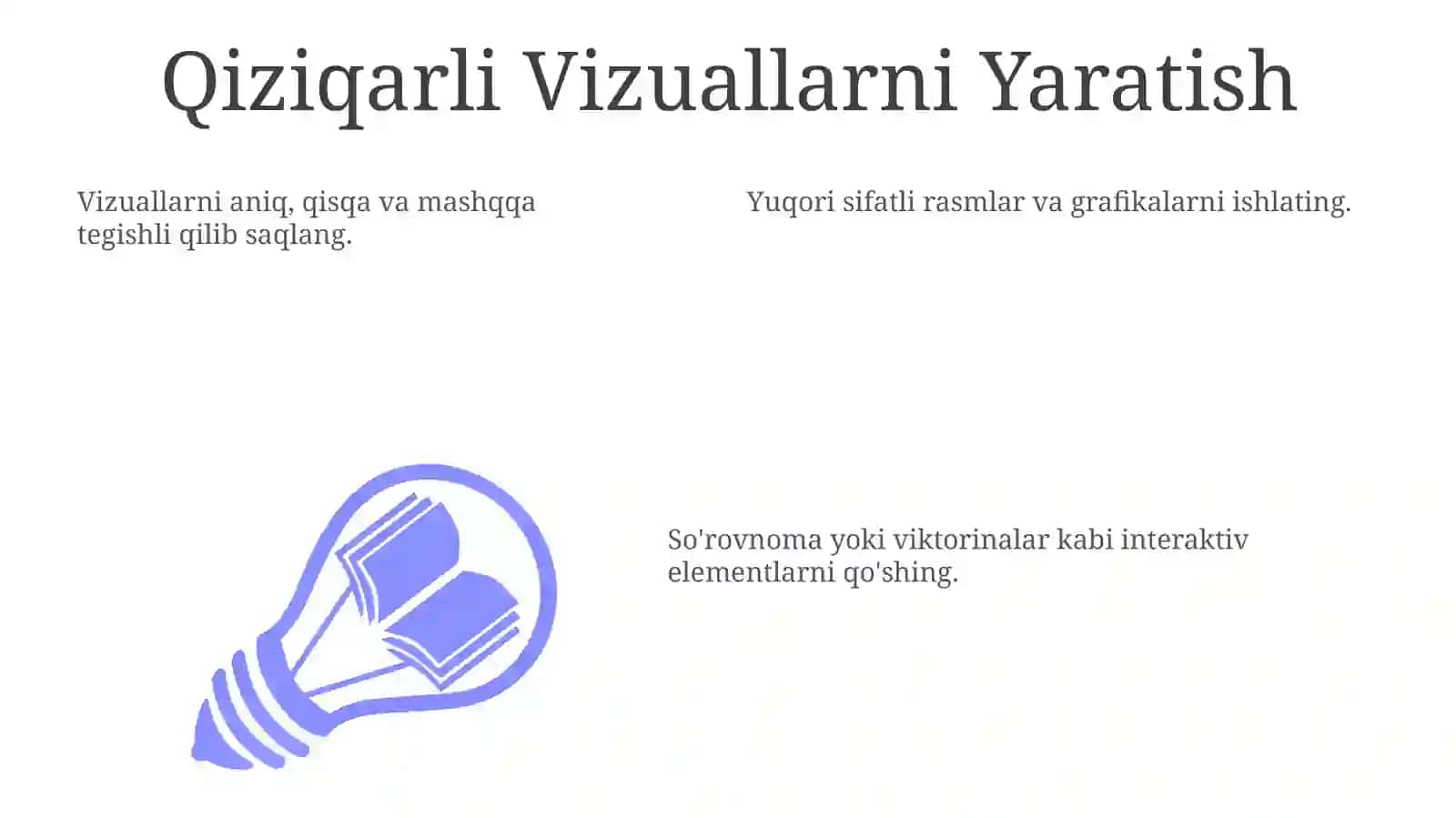 Amaliy Mashg'ulotlar Uchun Vizual Materiallar Tayyorlash 3