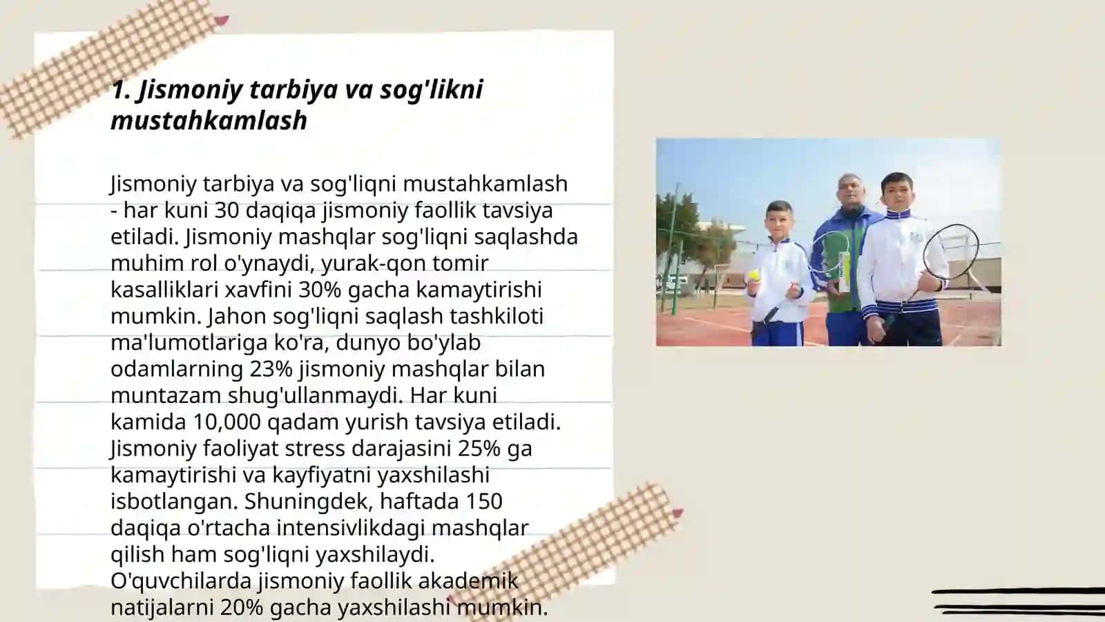 Jismoniy tarbiya fanining maqsadi 3