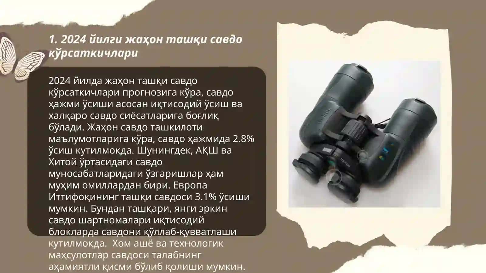 2024 йилги жахон ташки савдоси ва унинг динамикаси 3