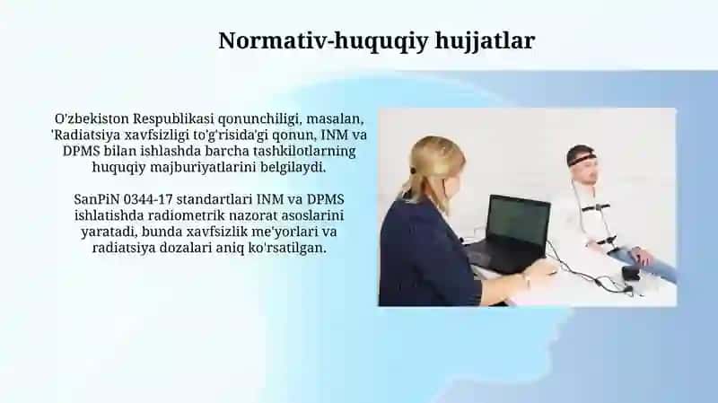 DPMlarda INMlardan foydalanilganda dozimetrik va radiometrik nazorat òtkazishning asoslari 3