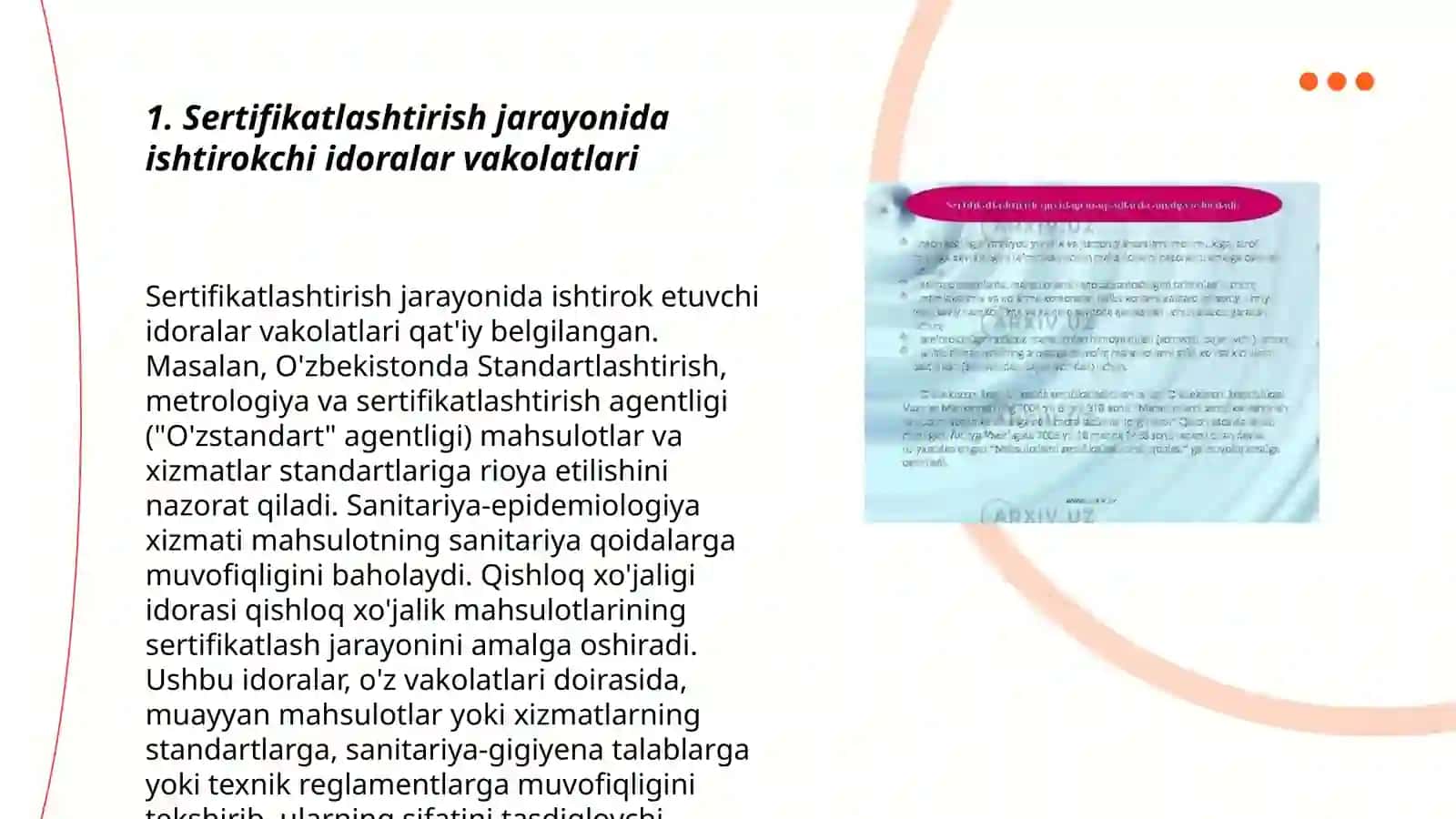 Sertifikatlashtirish tizimida qatnashuvchi idoralar masulyati 3