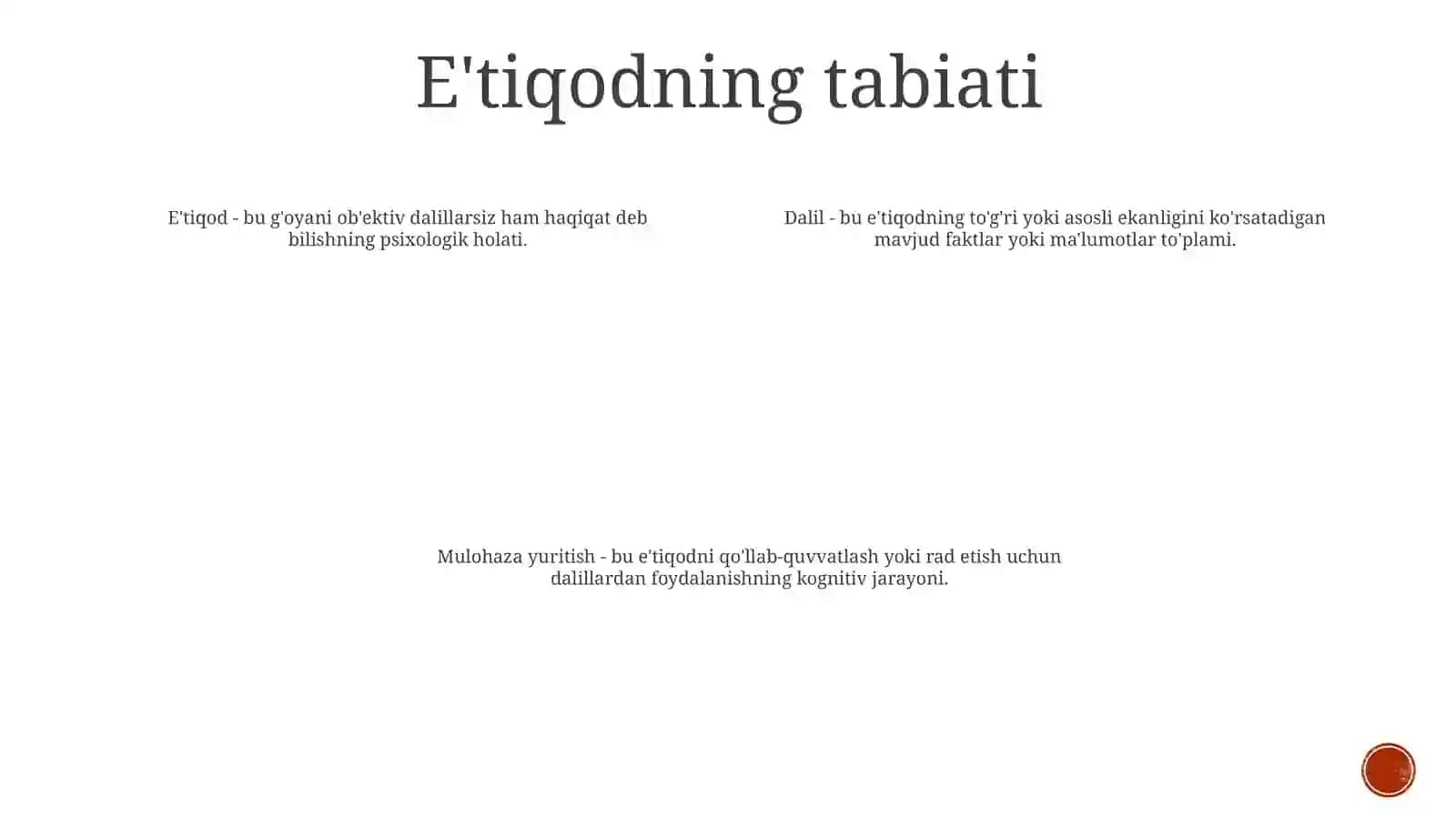 Dalillash Va Ishonch-E'TiqodiningShakillanishJarayoni 3