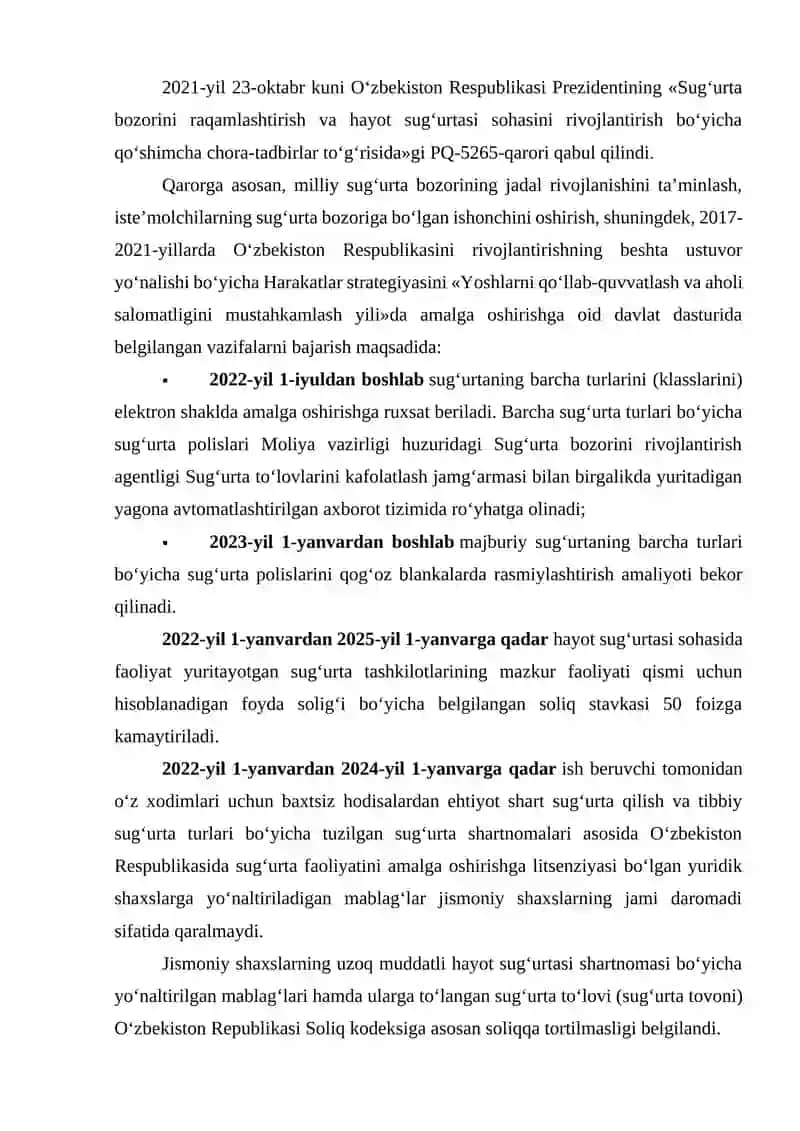 Xayot Sug'urtasi va Aktuar Xisoblari 3