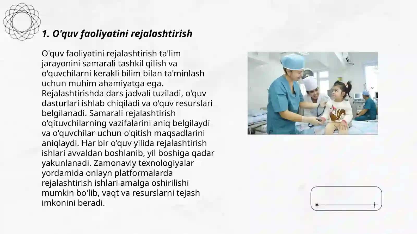 O'quv faoliyatini rejalashtirish 3