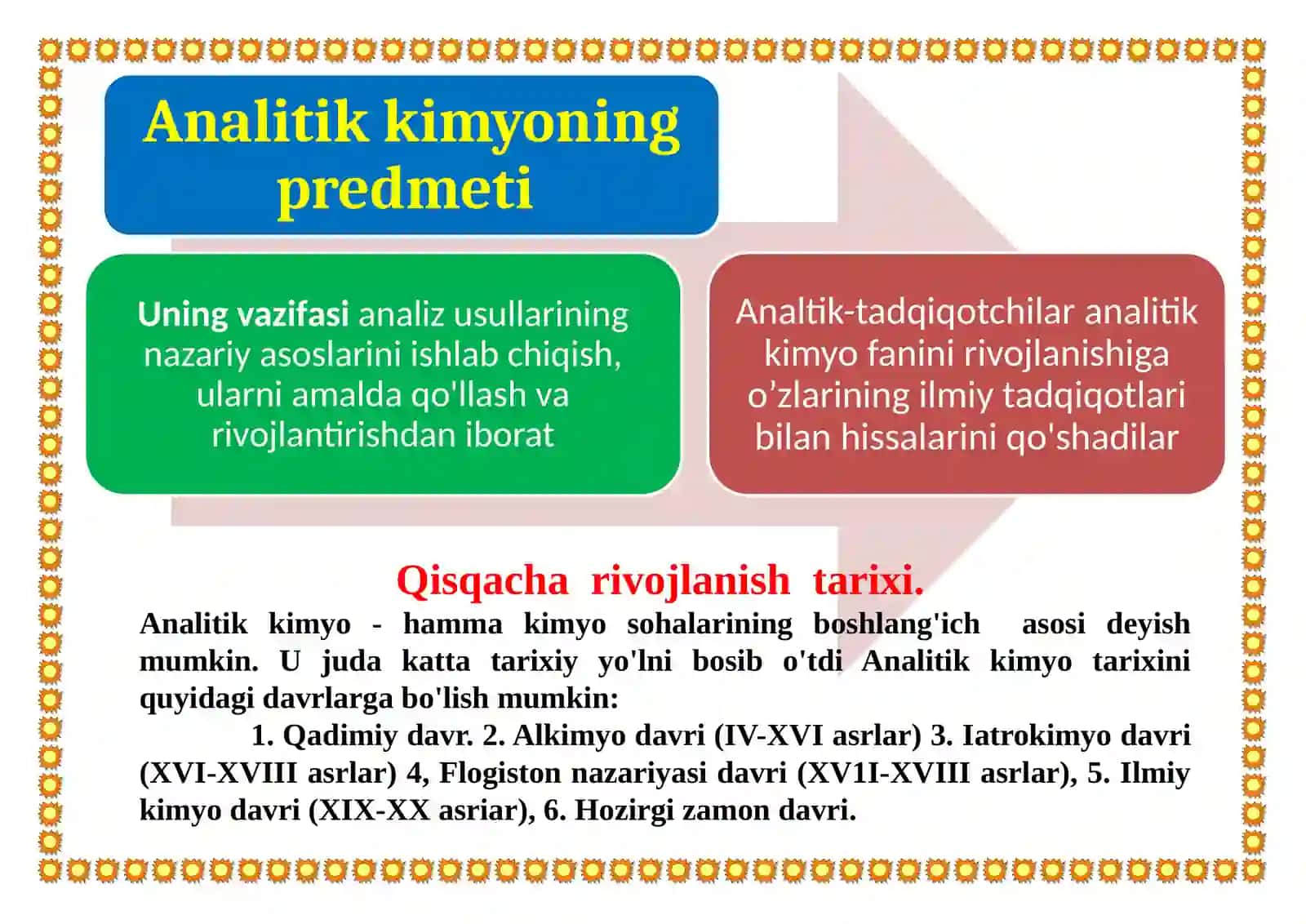 Analitik kimyo qanday fan va unimanio’rganadi? 3